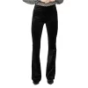 Outlet ❤️ PAIGE Lou Lou Velvet Flare Leg Pants Blkovrdye 😀