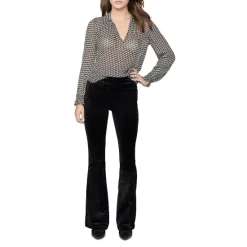 Outlet ❤️ PAIGE Lou Lou Velvet Flare Leg Pants Blkovrdye 😀 -Skinny Jeans Store unnamed file 91