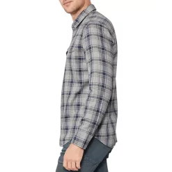 Wholesale 👏 PAIGE Everett Plaid 👚 Shirt Charcoal Sky ❤️ -Skinny Jeans Store unnamed file 922