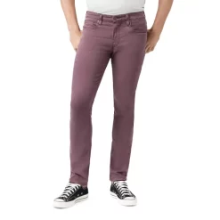 Promo 🎉 PAIGE Lennox Slim Fit 👖 Jeans In Vintage Rich Malbec Purple Vinrchmalb 😉